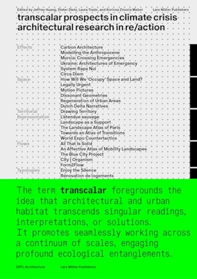 Transcalar Prospects in Climate Crisis: architectural research in re/action