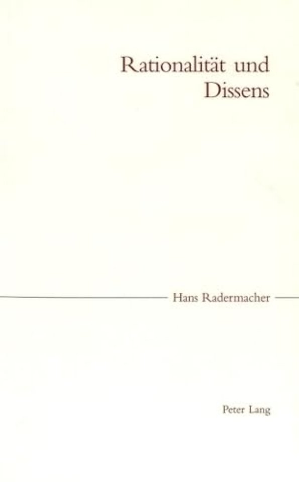 Rationalitaet Und Dissens