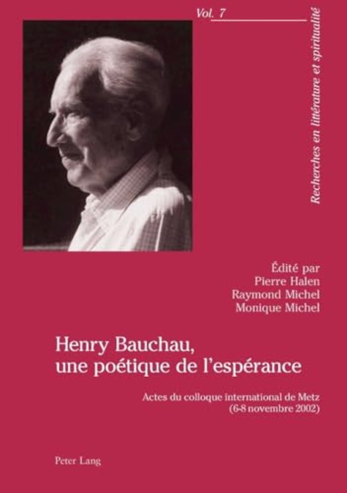 Henry Bauchau, une poetique de l'esperance