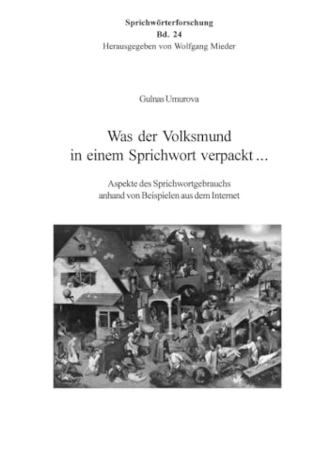 Was der Volksmund in einem Sprichwort verpackt ...