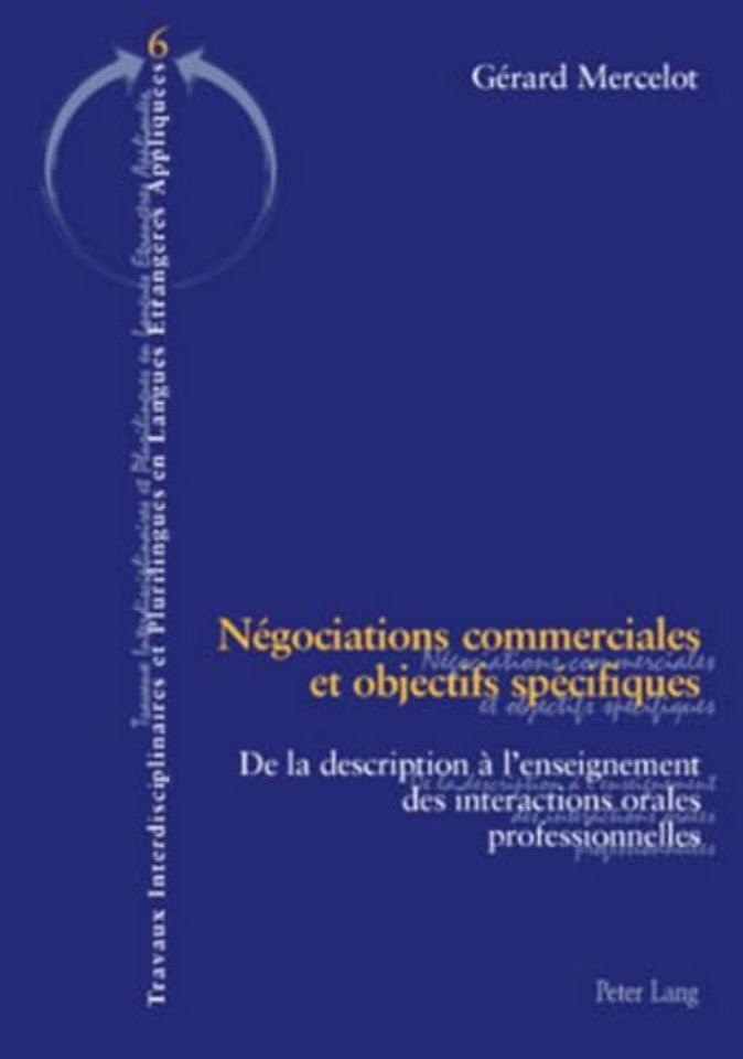 Negociations commerciales et objectifs specifiques