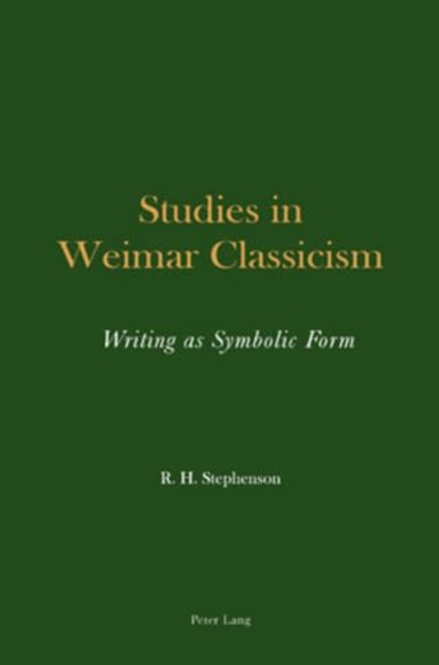 Studies in Weimar Classicism