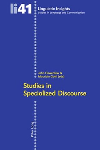 Studies in Specialized Discourse