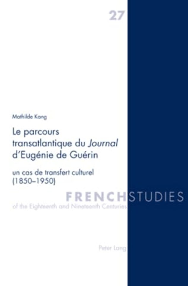 Le Parcours Transatlantique Du Journal d'Eugenie de Guerin