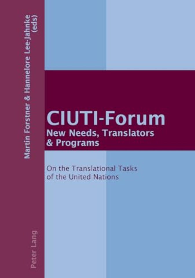 CIUTI-Forum- New Needs, Translators & Programs