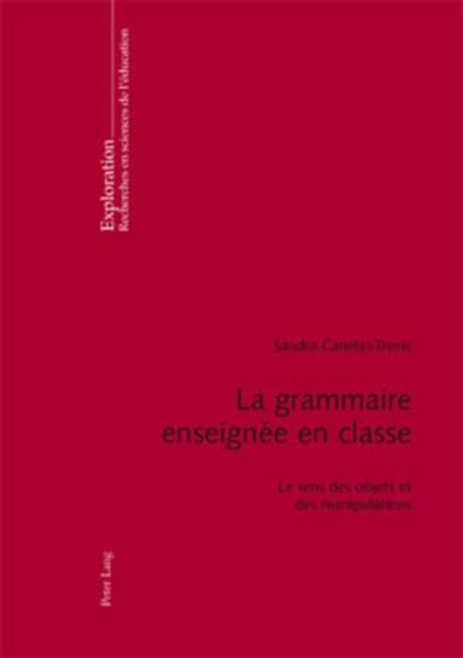 La Grammaire Enseignee En Classe