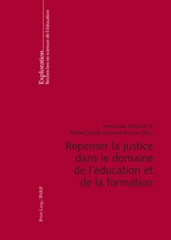 Repenser La Justice Dans Le Domaine de l'Education Et de la Formation