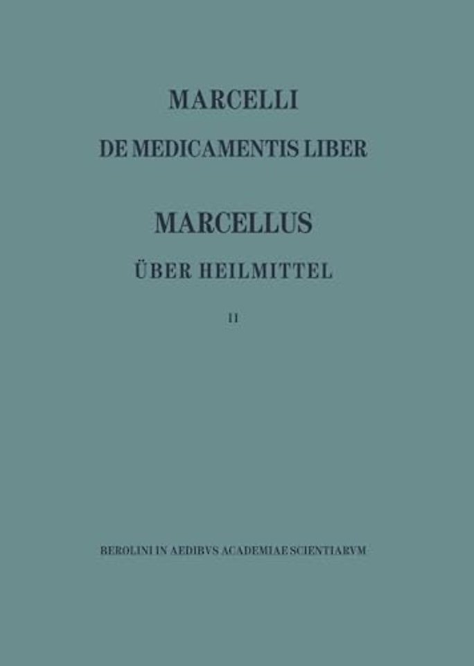 Marcellus/Ueber Heilmittel