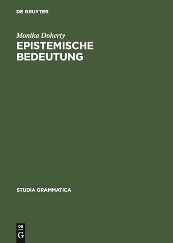 Epistemische Bedeutung