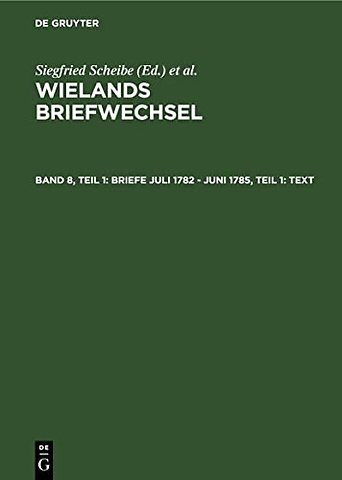 Briefe Juli 1782 – Juni 1785, Teil 1: Text Juni 1785 – Text
