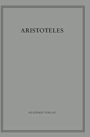 Aristoteles Werke V 17/1