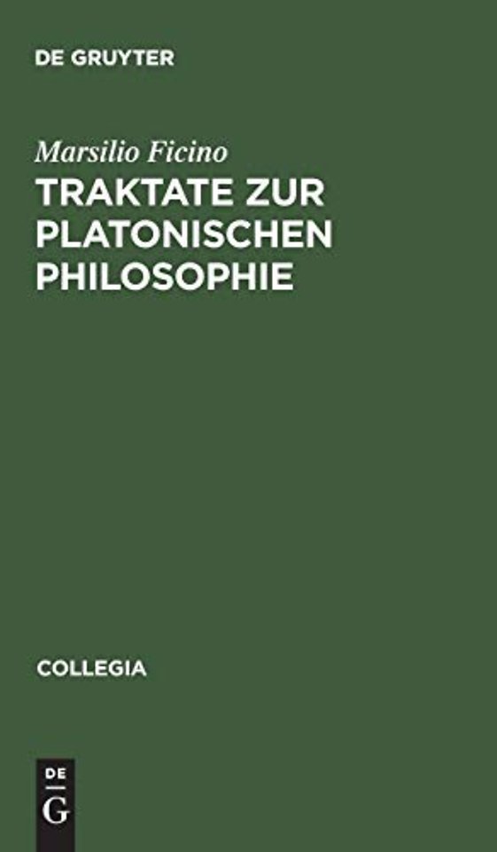 Traktate zur Platonischen Philosophie