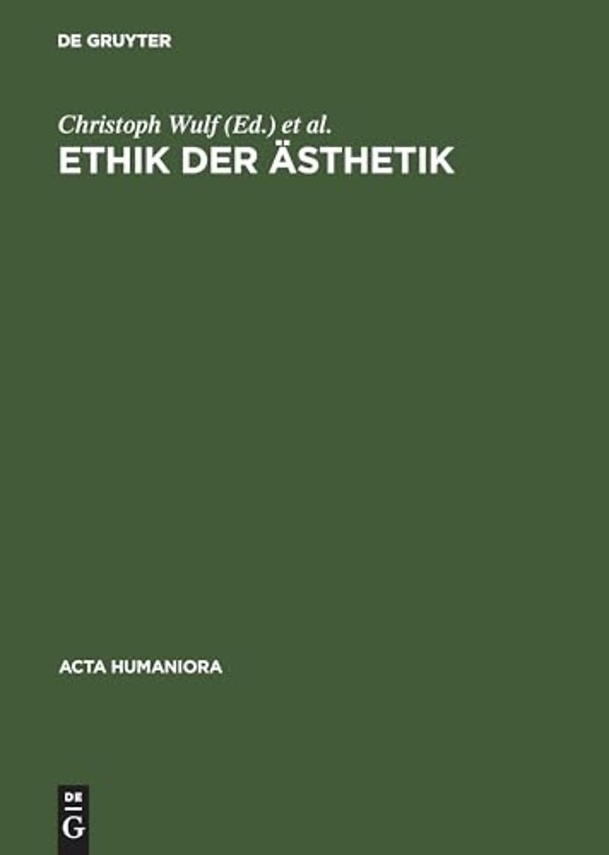Ethik Der Aesthetik