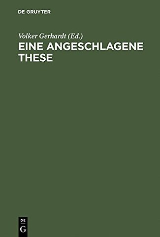 Eine angeschlagene These – Die 11. Feuerbach–These von Karl Marx im Foyer der Humboldt–Universität zu Berlin
