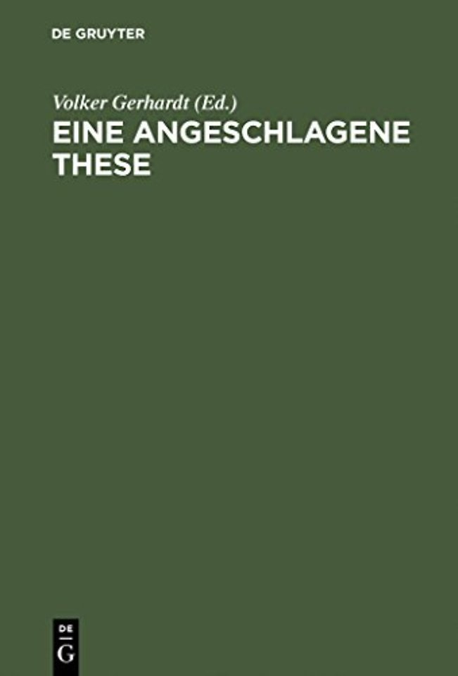 Eine angeschlagene These – Die 11. Feuerbach–These von Karl Marx im Foyer der Humboldt–Universität zu Berlin