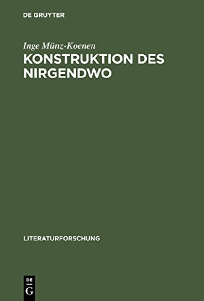 Konstruktion des Nirgendwo – Die Diskursivität des Utopischen bei Bloch, Adorno, Habermas