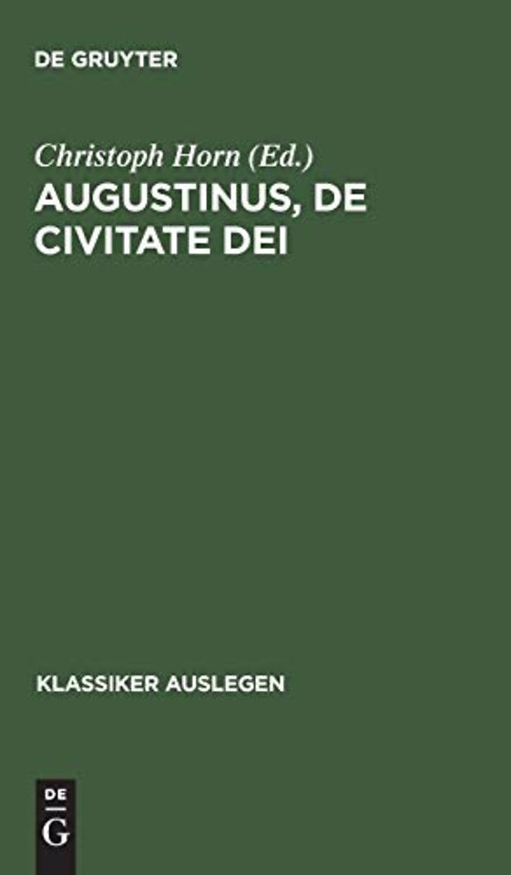 Augustinus, De civitate dei