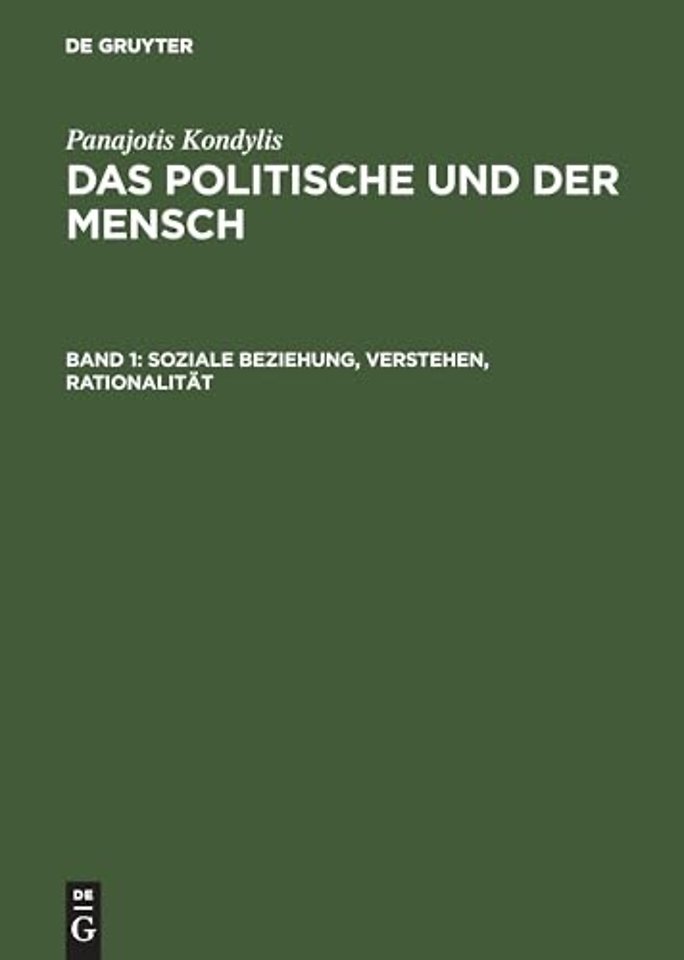 Soziale Beziehung, Verstehen, Rationalität