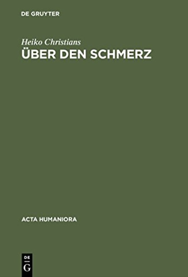 Uber den Schmerz