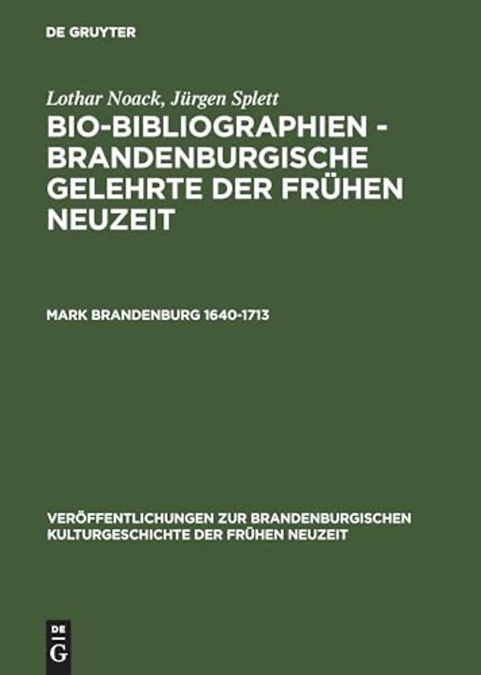 Mark Brandenburg 1640–1713