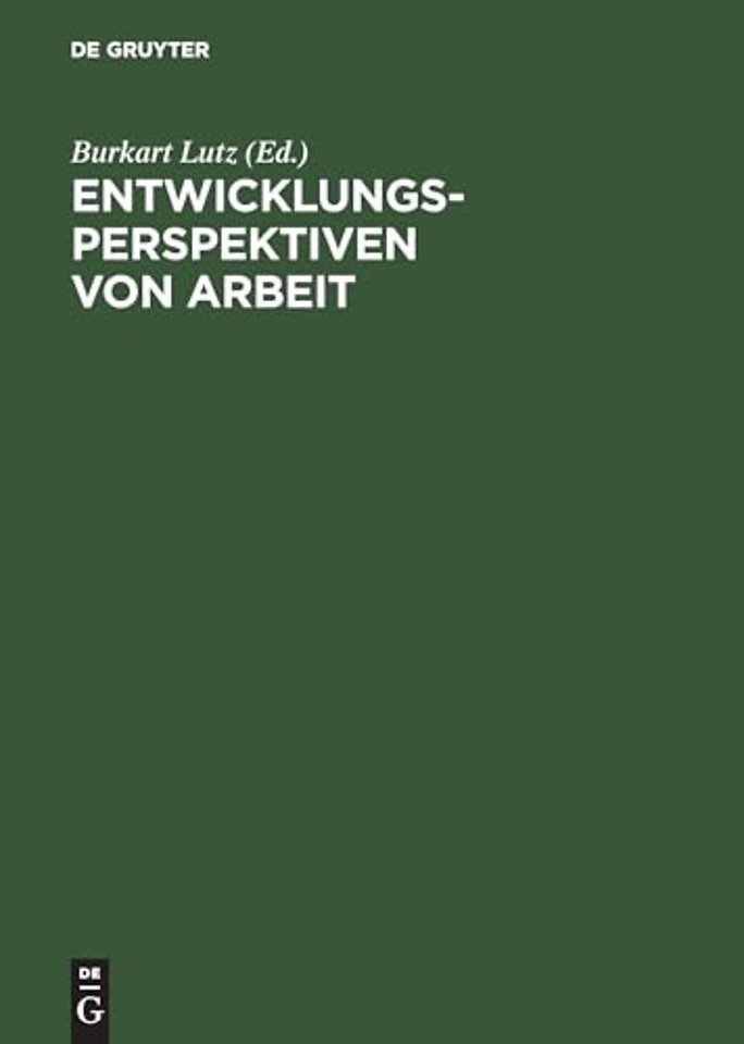 Entwicklungsperspektiven von Arbeit – Ergebnisse aus dem Sonderforschungsbereich 333 der Universität München