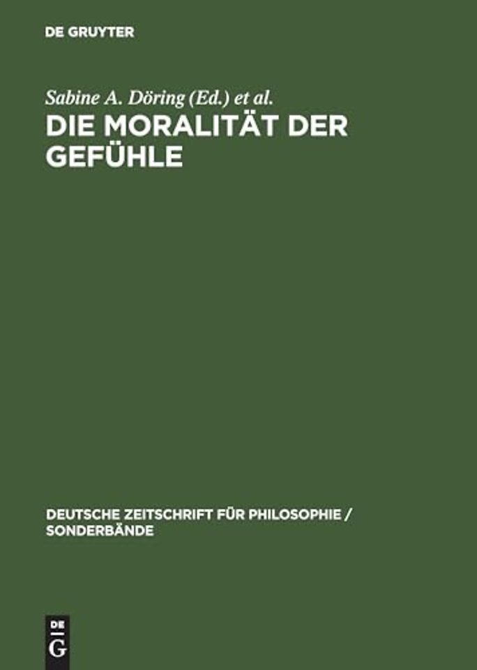 Die Moralitat der Gefuhle