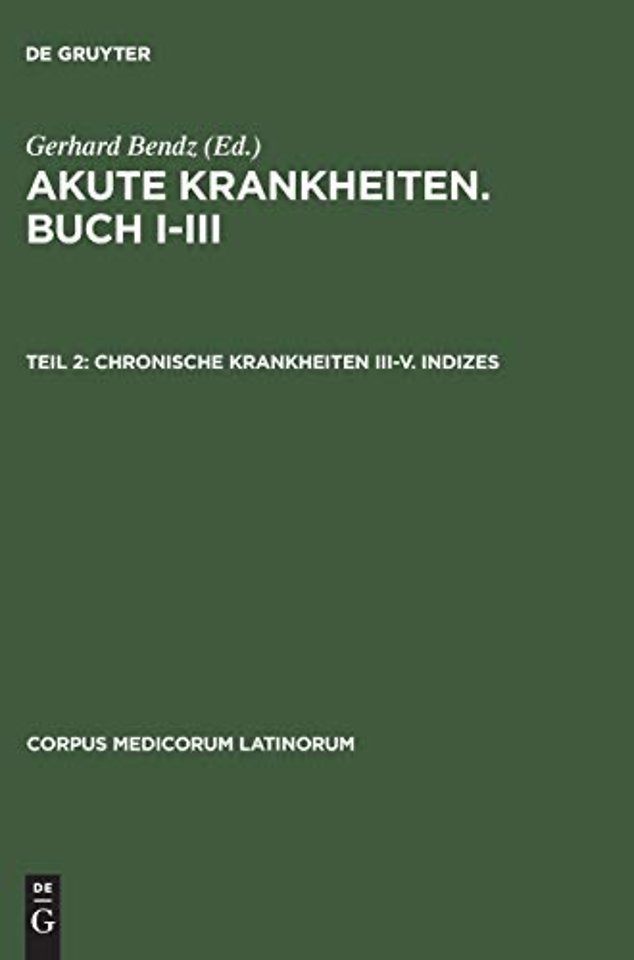 Chronische Krankheiten III-V. Indizes
