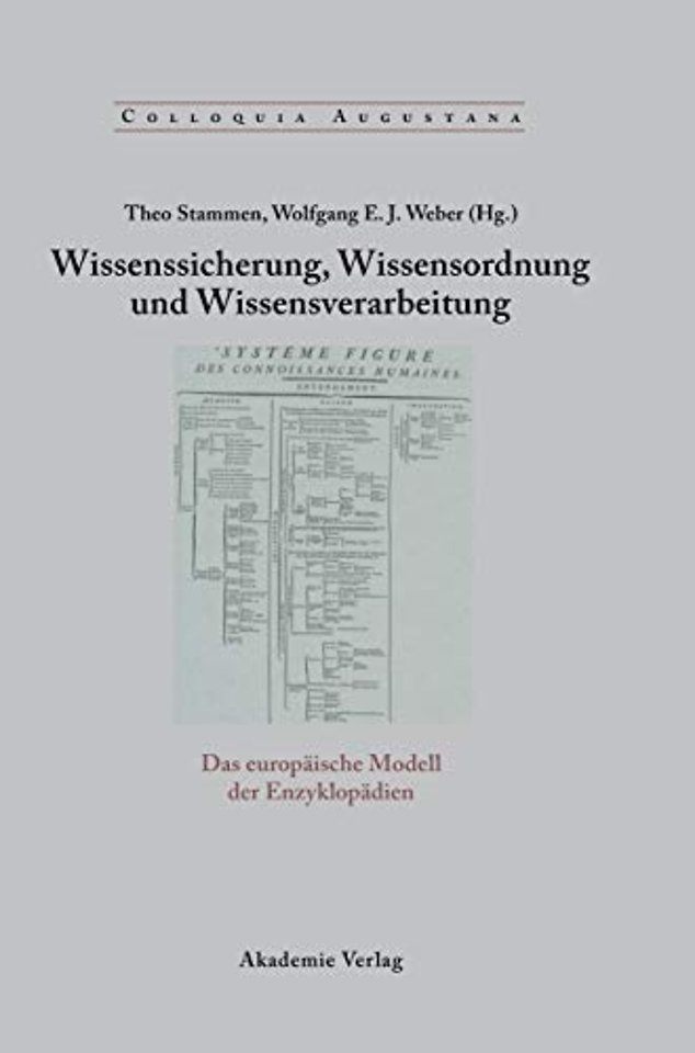 Wissenssicherung, Wissensordnung und Wissensvera – Das europäische Modell der Enzyklopädien