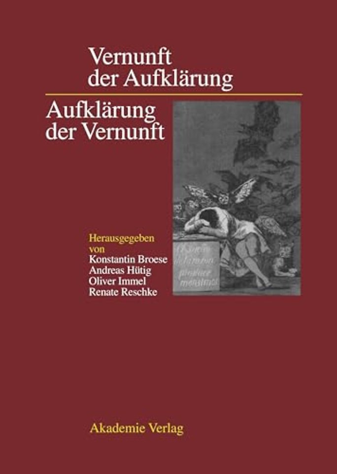 Vernunft Der Aufklarung - Aufklarung Der Vernunft