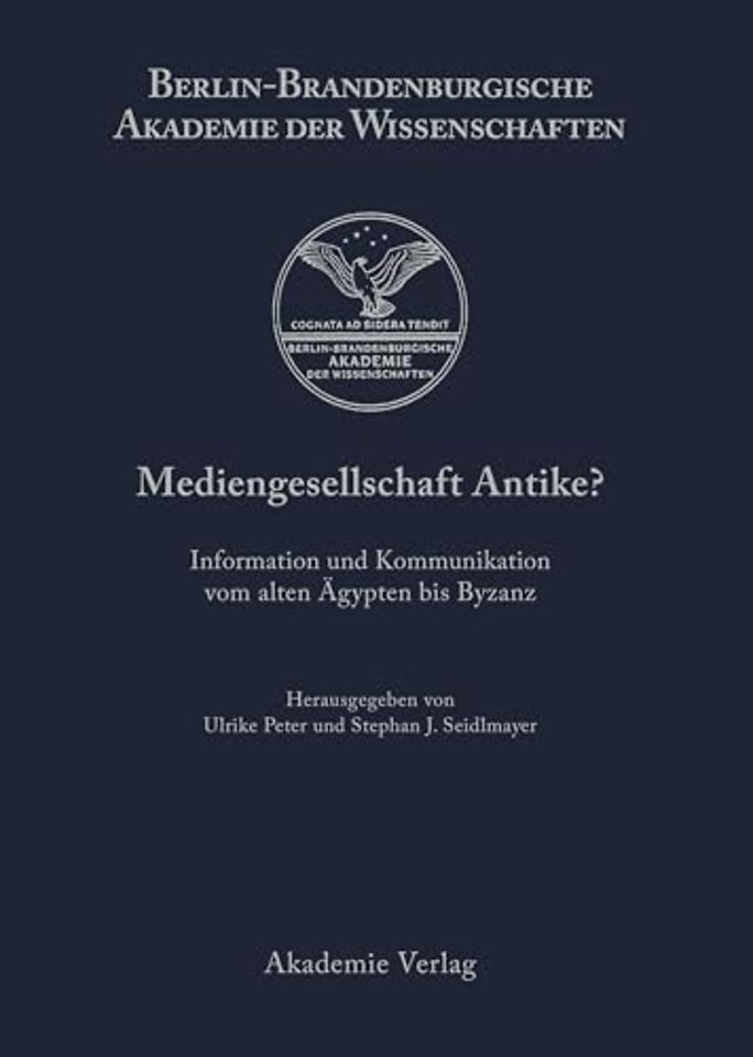 Mediengesellschaft Antike?