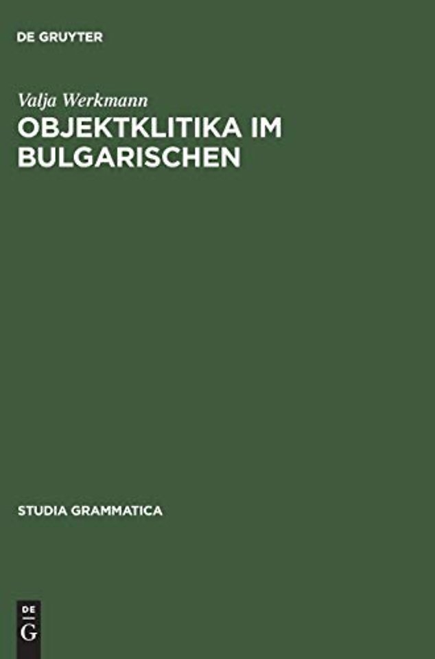 Objektklitika im Bulgarischen