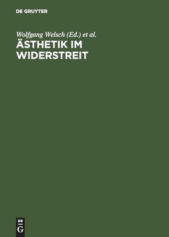Ästhetik im Widerstreit – Interventionen zum Werk von Jean–François Lyotard