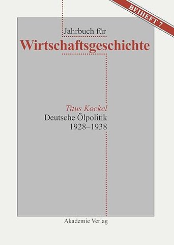 Deutsche Ölpolitik 1928–1938