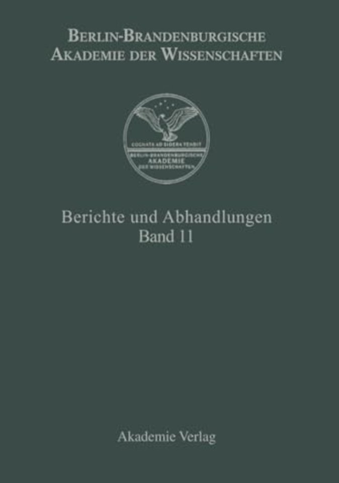 Berichte und Abhandlungen, Band 11