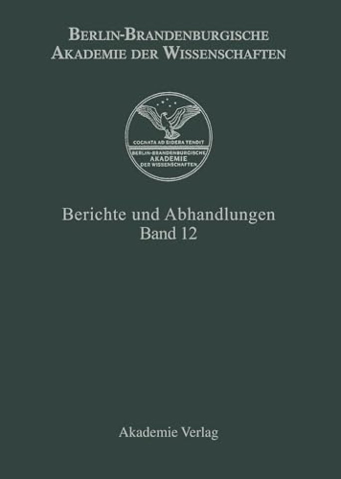 Berichte und Abhandlungen, Band 12