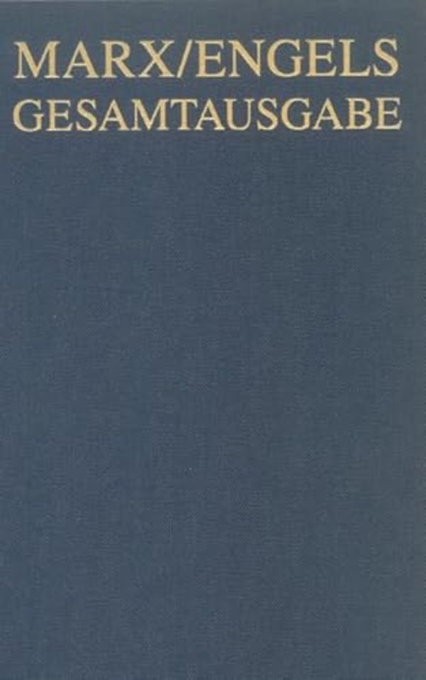 Karl Marx: Exzerpte und Notizen zur Geologie, Mineralogie und Agrikulturchemie, März bis September 1878