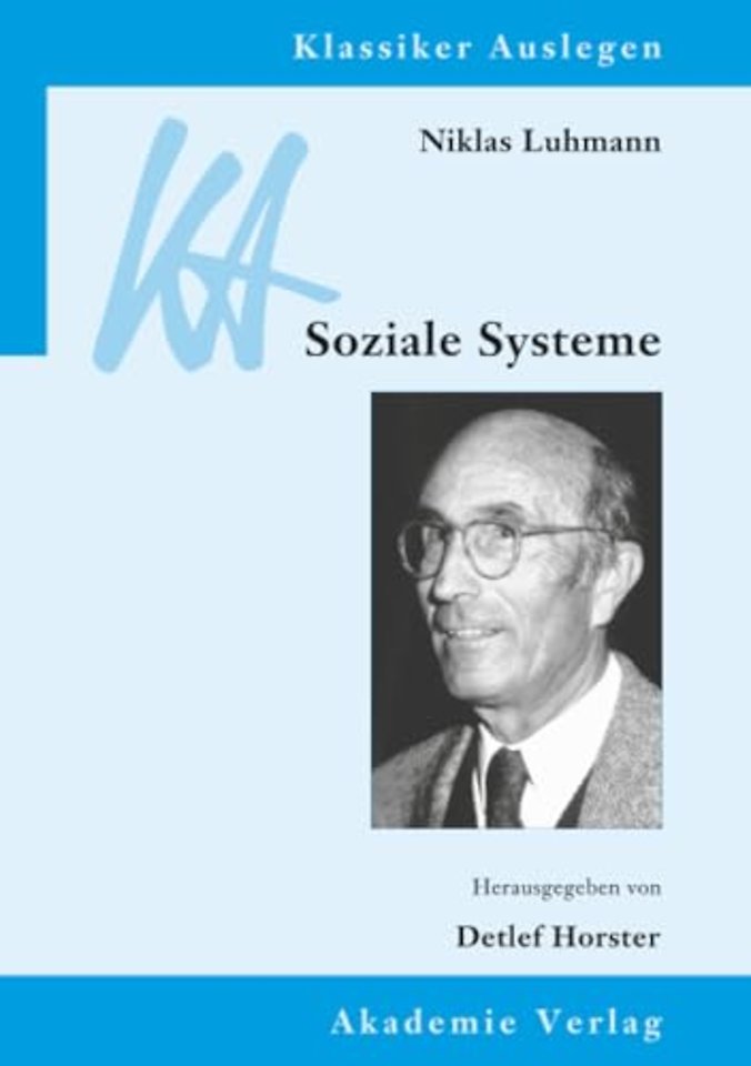 Niklas Luhmann: Soziale Systeme