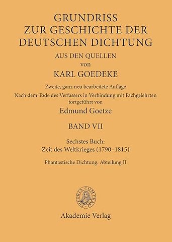 Siebentes Buch: Zeit Des Weltkrieges (1790-1815)