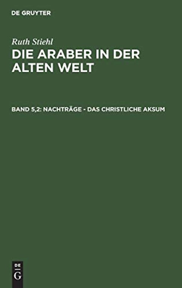 Nachträge – Das christliche Aksum