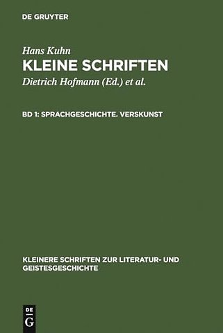 Sprachgeschichte. Verskunst