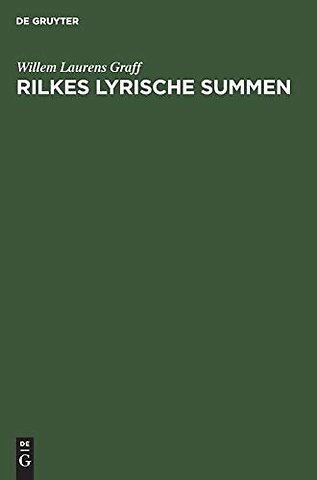 Rilkes lyrische Summen
