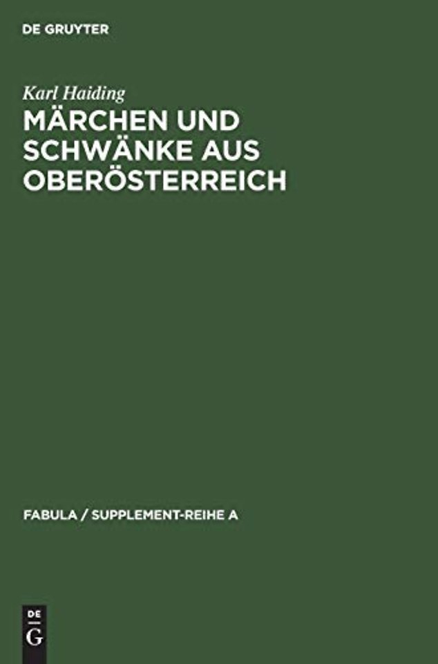 Marchen und Schwanke aus Oberosterreich