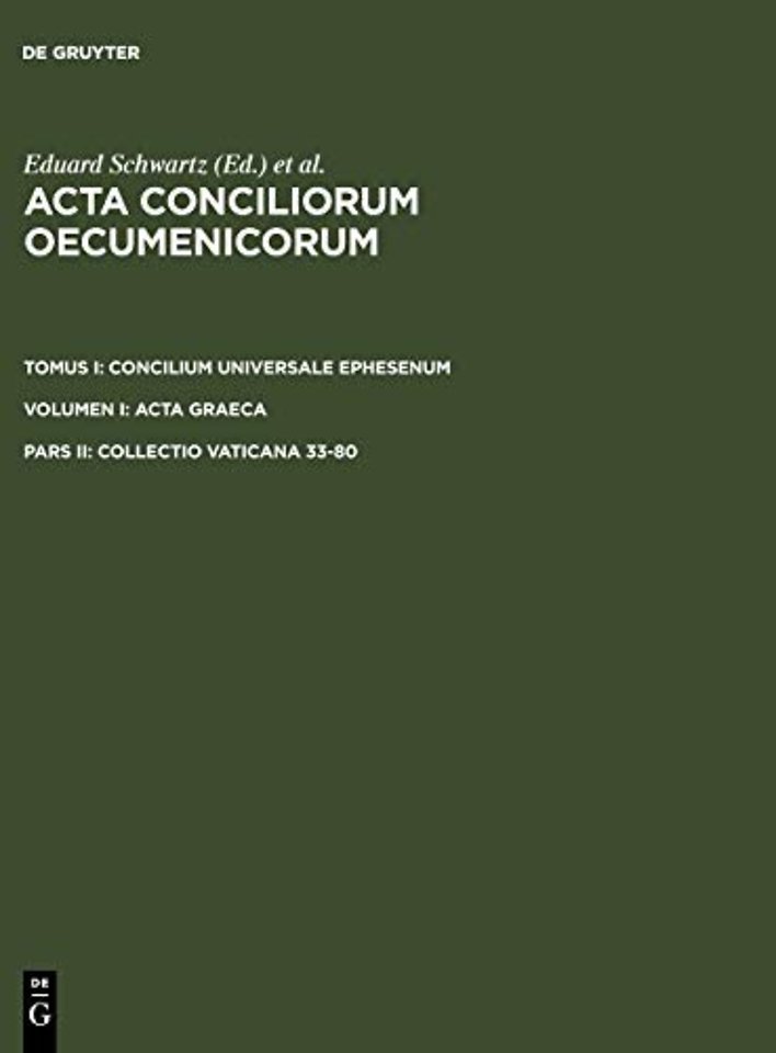 Collectio Vaticana 33–80
