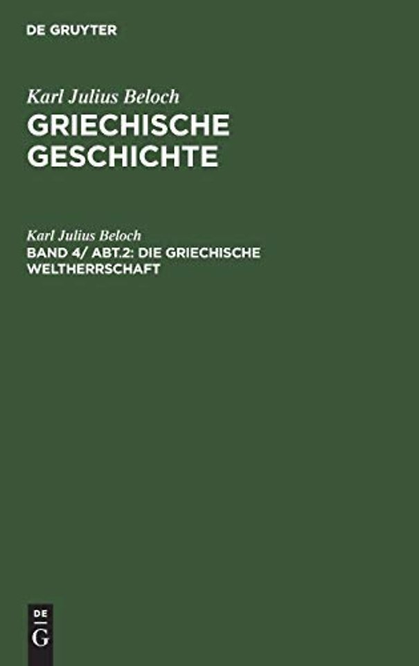 Die griechische Weltherrschaft