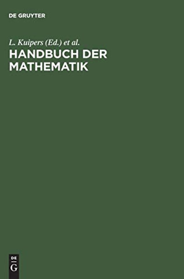 Handbuch der Mathematik