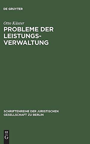 Probleme der Leistungsverwaltung