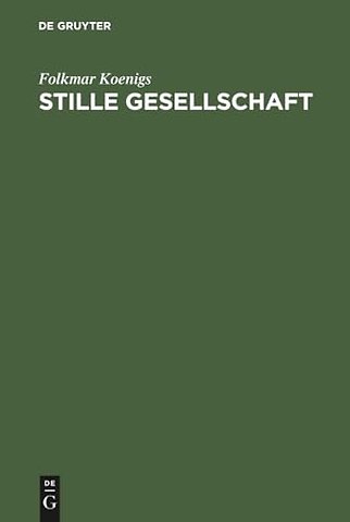 Stille Gesellschaft