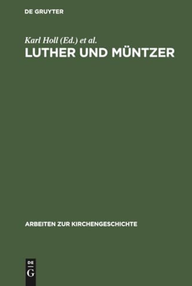 Luther und Müntzer – Ihre Auseinandersetzung über Obrigkeit und Widerstandsrecht