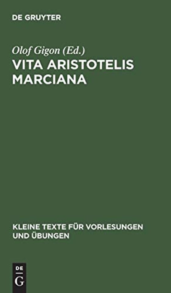 Vita Aristotelis Marciana