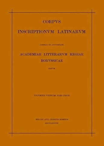 Inscriptiones Aemiliae et Etruriae